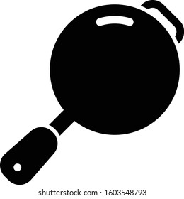 Frying pan kitchen equipment icon