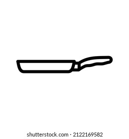 Frying Pan Line Icon Design