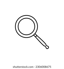 Bratpfannenset-Symbol, Logo für Kochen