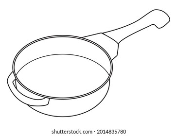 2,209 Frying Pan Line Drawing Images, Stock Photos & Vectors | Shutterstock