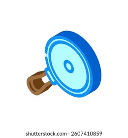 frying pan titanium ultralight isometric icon vector. frying pan titanium ultralight sign. isolated symbol illustration