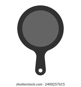 Frying pan tool icon. Vector.