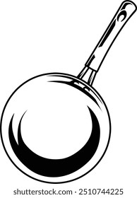frying pan vector for design needs