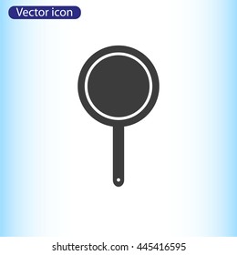 Frying pan vector icon
