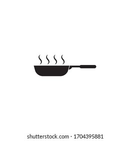 Frying Pan Vector Icon Isolated