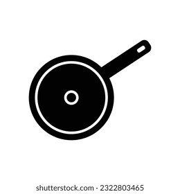 Frying pan vector icon isolated