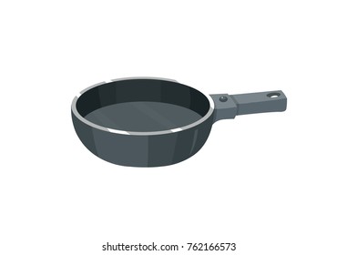 
frying pan vector illustration