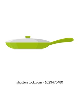 Frying pan vector illustration isolated