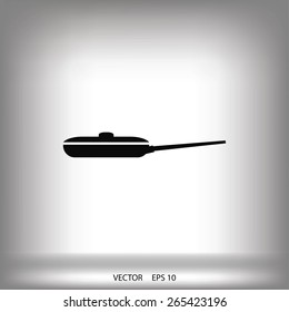 frying pan vectors icons