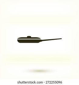 frying pan vectors icons