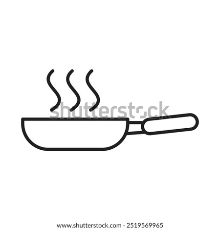 Frying panline icon. vector illustration. EPS10