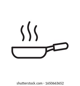frying pen icon collection, trendy style