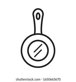 frying pen icon collection, trendy style