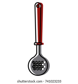 Frying spoon kitchen utensil