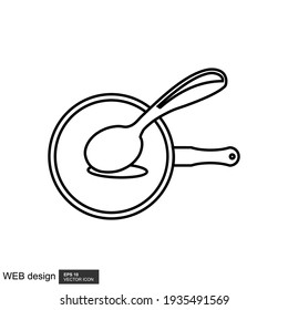 Logo für die Färbung der Fierbahn, Vektorsymbol