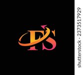 FS aerospace creative logo design