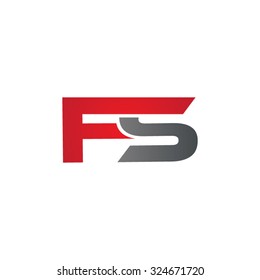 FS company linked letter logo