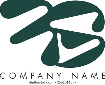 FS creative modern abstract letter logo vector design. Usable for your company or business and brand identity.