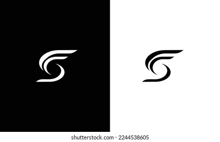 FS, F, S Abstract Letters Logo Monogram