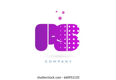 fs f s pink dots dotted letter logo alphabet creative company vector icon design template