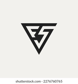 fs or f5 logo vector, for offices, housing, and technology companies