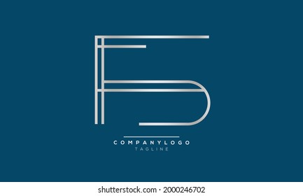 FS initials monogram letter text alphabet logo design