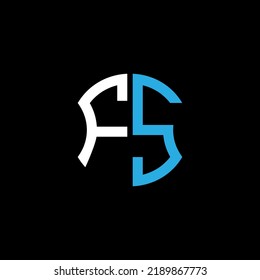FS letter logo creative design with vector graphic, Abc simple and modern logo design.