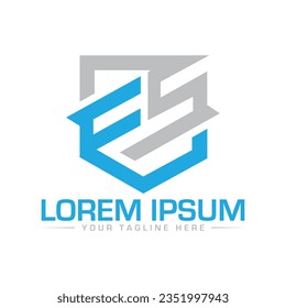 Diseño del logotipo de la carta FS Diseño del logotipo creativo