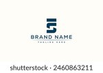 FS logo Design Template Vector Graphic Branding Element.