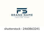 FS logo Design Template Vector Graphic Branding Element.