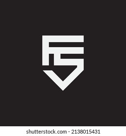 FS Monogram Design Logo Template.