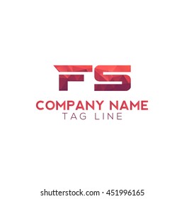 fs polygonal logo