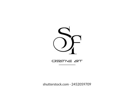 FS, SF, F, S abstract letters logo monogram