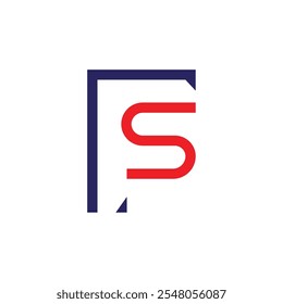 FS y SF Letter Logo Design
