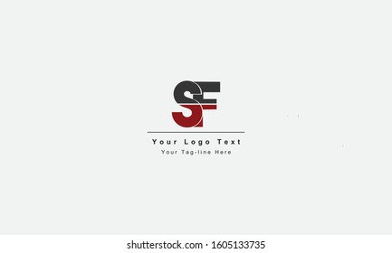 FS or SF letter logo. Unique attractive creative modern initial FS SF F S initial based letter icon logo