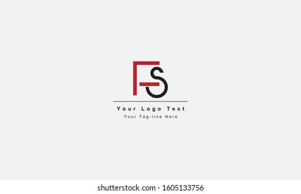 FS or SF letter logo. Unique attractive creative modern initial FS SF F S initial based letter icon logo