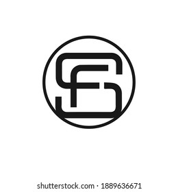 Fs Wording Logo Company Stock Vector (Royalty Free) 1889636671 ...