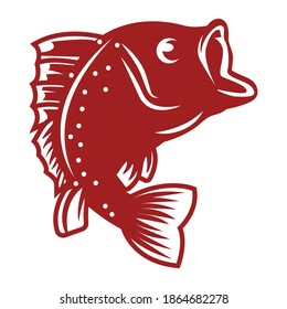 Fsih Icon, Vector, Silhouette symbol design