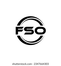 FSO Logo Design, Inspiration für eine einzigartige Identität. Modernes Eleganz und kreatives Design. Markieren Sie Ihren Erfolg mit dem Markieren dieses Logos.