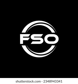 Diseño de logotipos FSO, inspiración para una identidad única. Elegancia moderna y diseño creativo. Marca tu éxito con el impresionante logotipo.