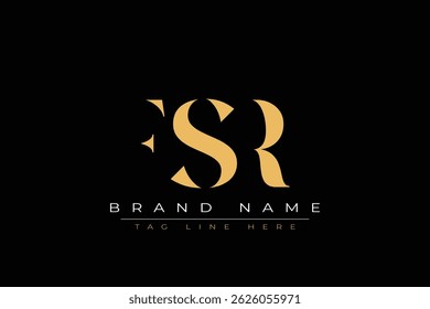 FSR abstract letter logo design. This logo is designed by three abstract letters.