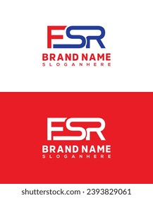 FSR Letra inicial Logo Diseño marca compañía Icono FSR Diseño