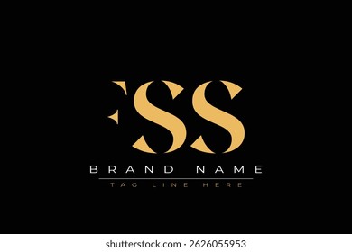 FSS abstract letter logo design. This logo is designed by three abstract letters.