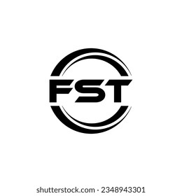 FST Logo Design, Inspiration für eine einzigartige Identität. Modernes Eleganz und kreatives Design. Markieren Sie Ihren Erfolg mit dem Markieren dieses Logos.