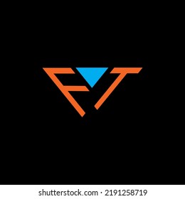FT letter logo creative design with vector graphic, Abc simple and modern logo design.