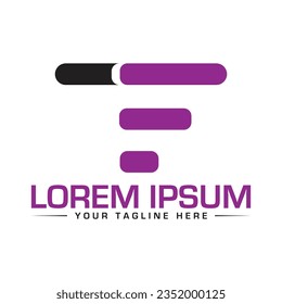 Diseño del logotipo de la carta FT Diseño del logotipo único y moderno