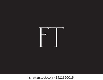 FT letter logo and initial logo design