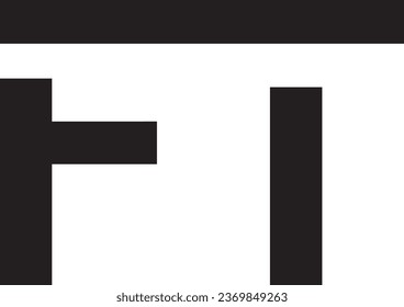 FT letter modern logo design