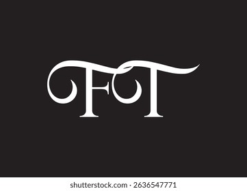 FT Logo Design Kreatives und modernes Logo Design