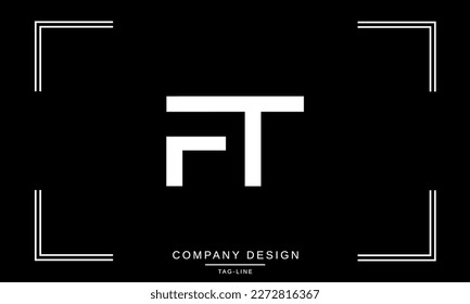 FT, TF, Abstract Letters Logo Monogram
